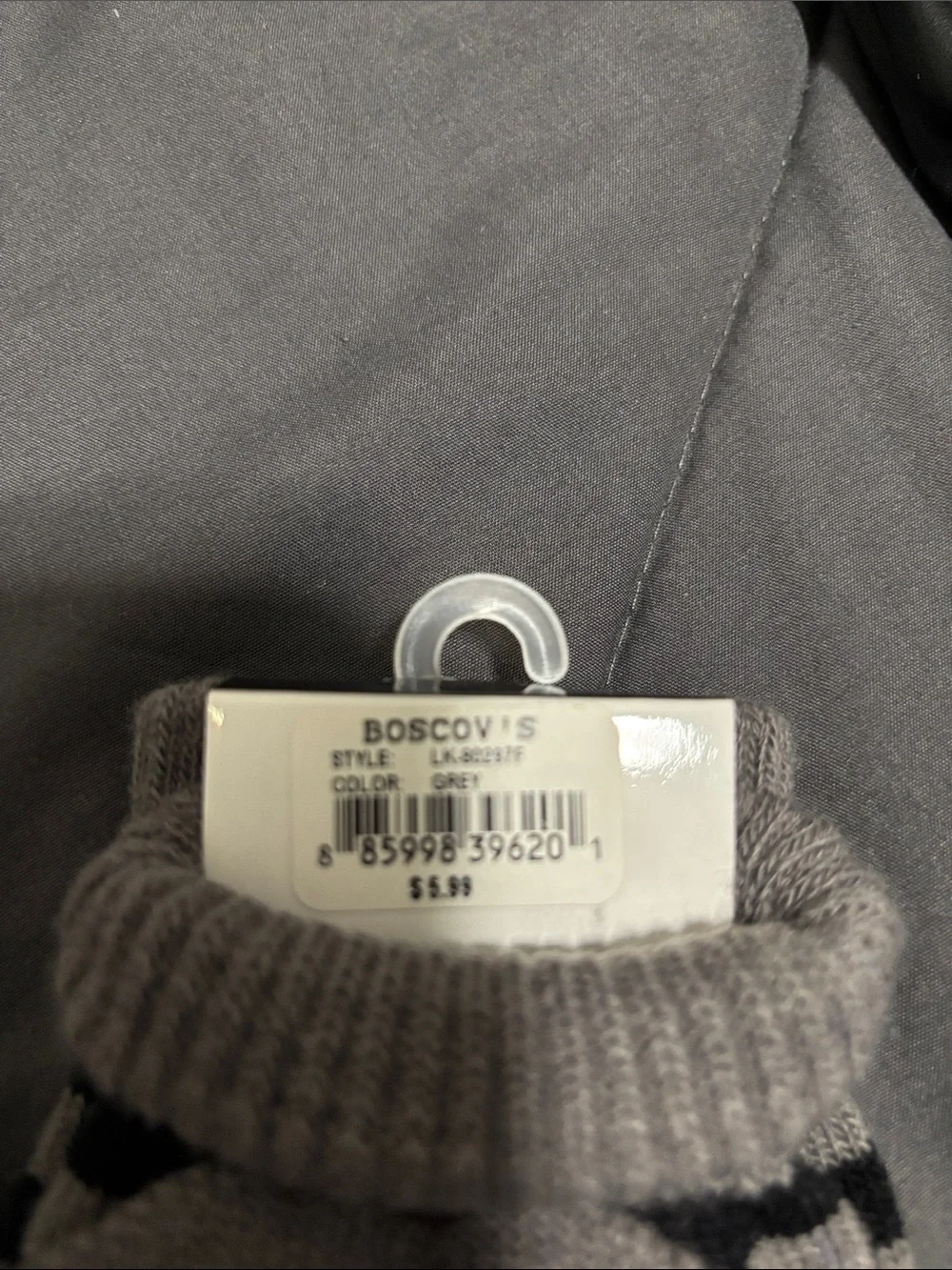 Gray and Black Flip-Top Gloves - Men